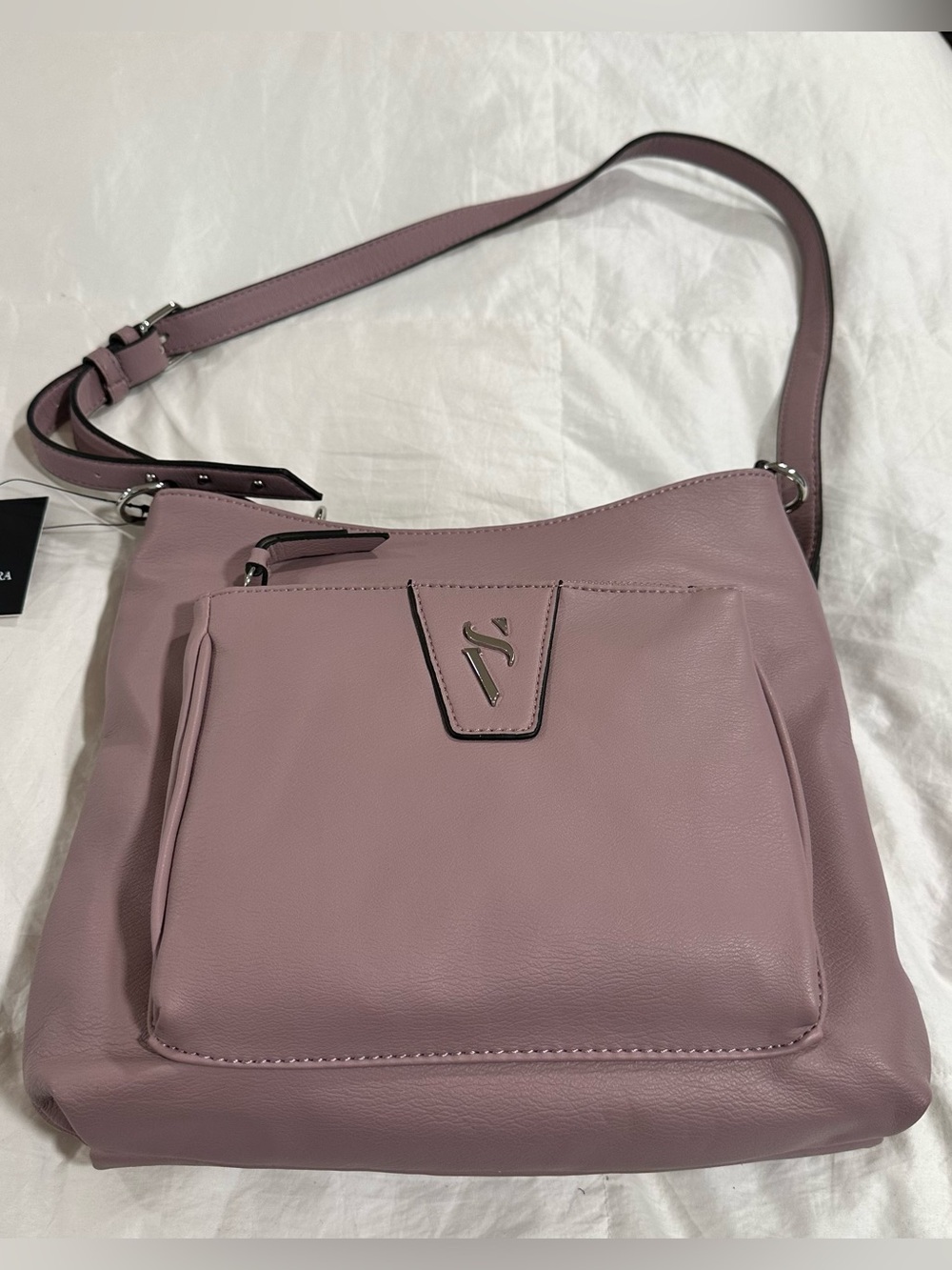 Simply Vera Vera Wang Signature Crossbody Bag Plum Purple